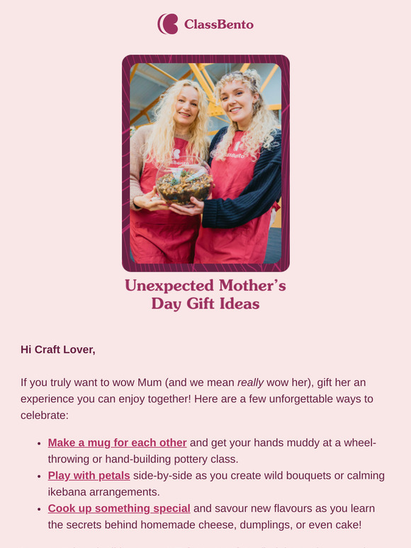Unexpected Mother's Day Gift Ideas 🤩
