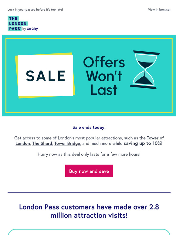 ⏰ Time is running out on these savings of up to 10%!