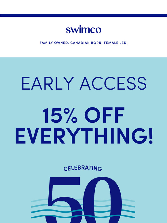 Early Access Just for You