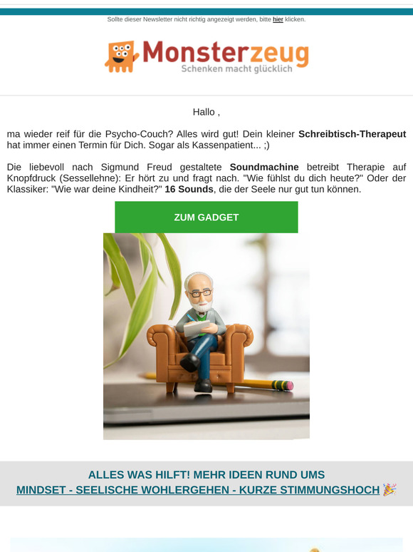 Soundmachine als kleiner "Schreibtisch-Therapeut"!! Mit 16 heilsamen Sprüchen!!