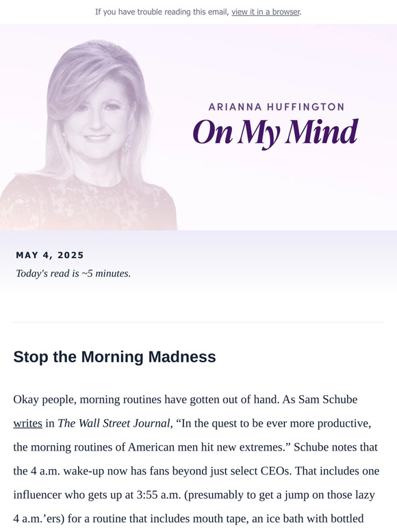 💭 Morning Routine Madness: On My Mind