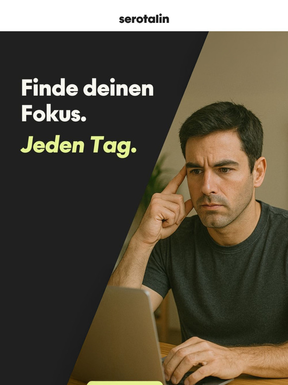 Dein Kopf sehnt sich nach Ruhe. Nicht nach mehr Infos ! 🔋