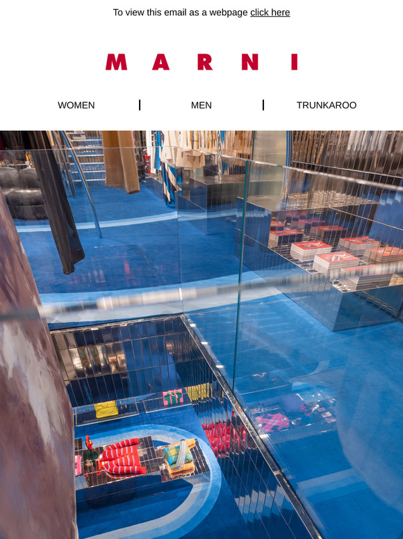 Embark on a multisensory adventure at your nearest Marni boutique