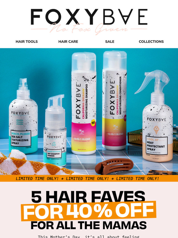 5 Hair Faves, 40% Off—For Mama (and You!) 💕