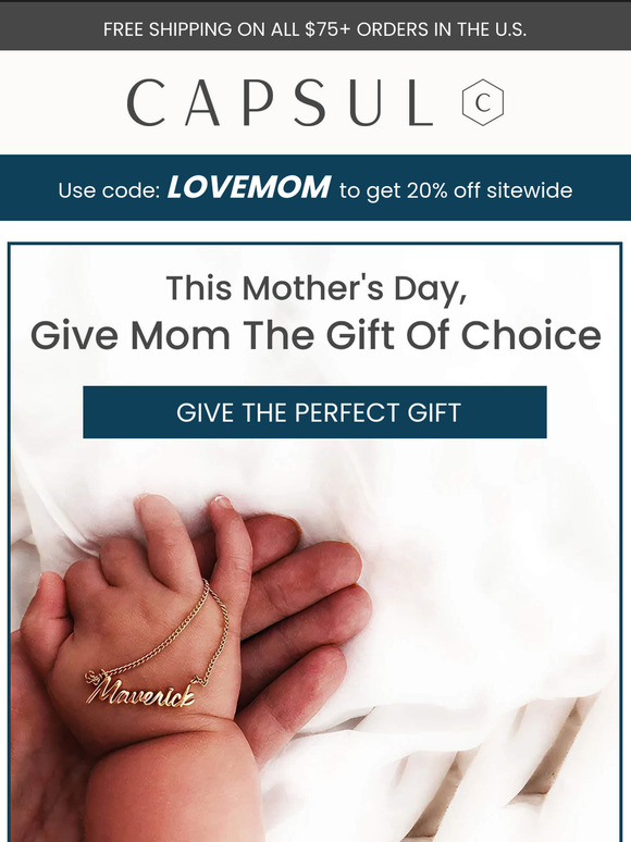 Let Mom choose her perfect gift