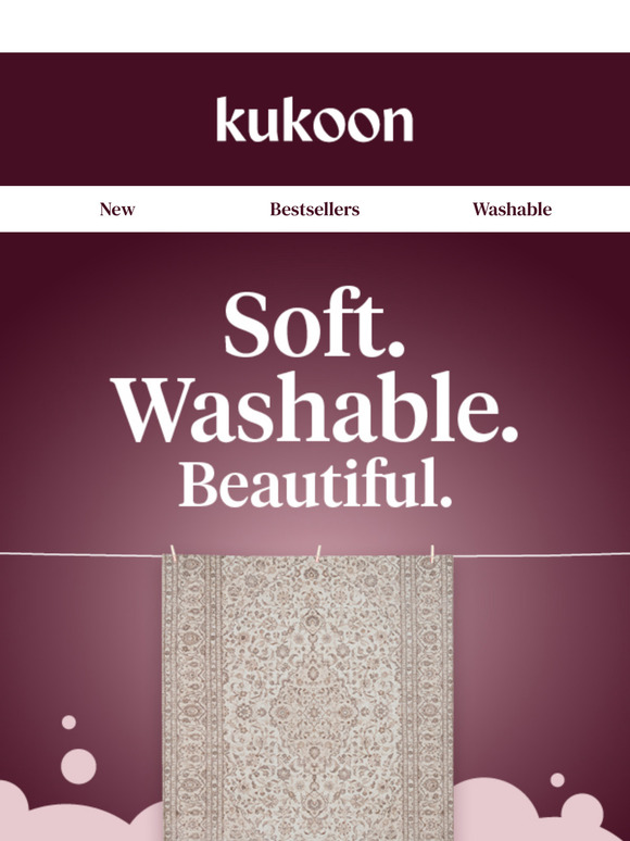 Soft. Washable. Beautiful. Pre-Order Now!