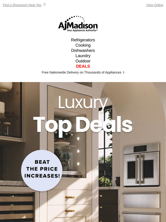 🙌 Our Top Luxury Appliance Deals Inside >>>
