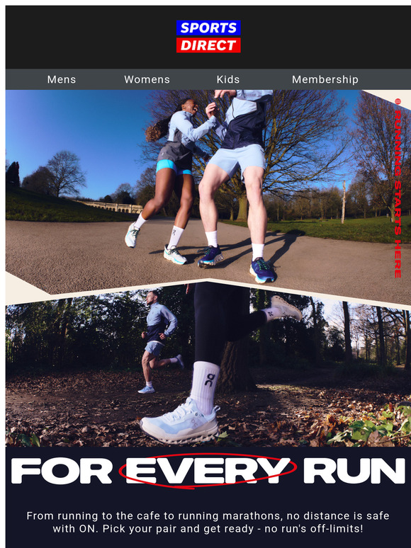 This spring, running is ON