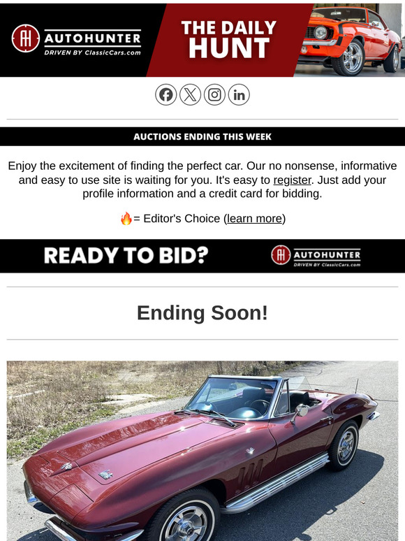 Daily Hunt: All auctions ending this week. 👇 Check them out below!