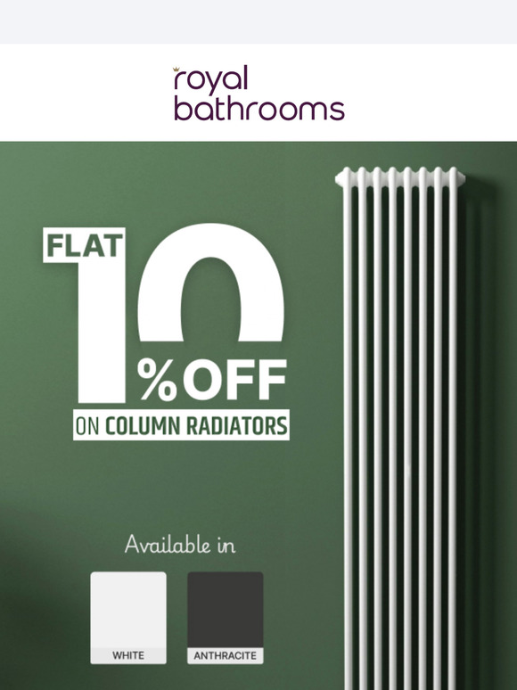🔥 Flat 10% Off Column Radiators – Limited-Time Offer!
