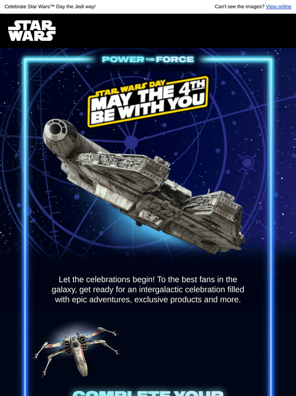 The Force is strong with this email...