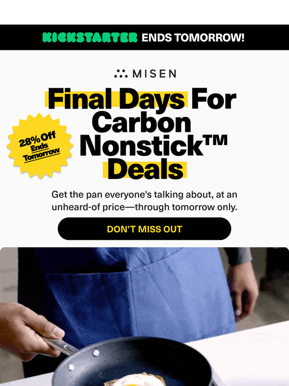 ENDS TOMORROW - Our viral pan at a price you won’t see again