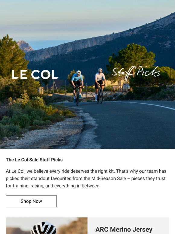 The Le Col Sale Staff Picks