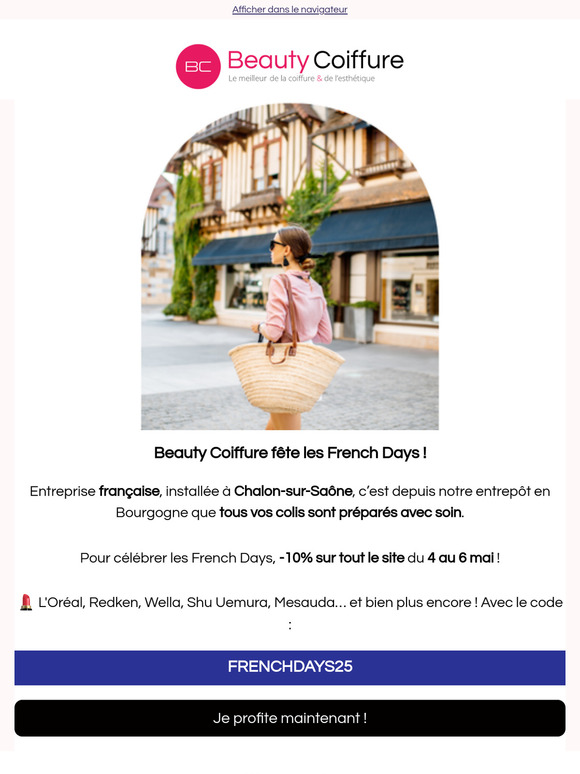 FRENCH DAYS : -10% sur tout le site