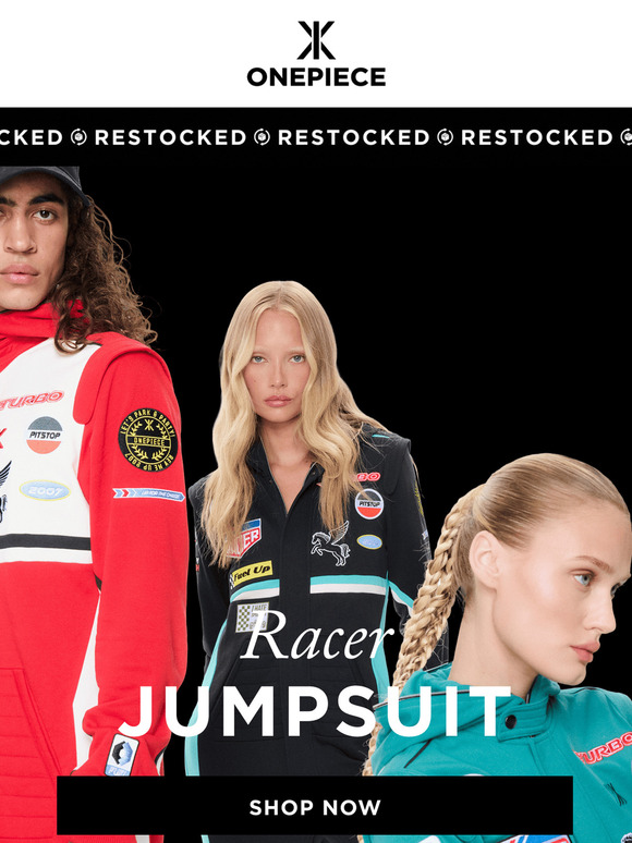 Back on Track: Racer Jumpsuits Restocked 🏁