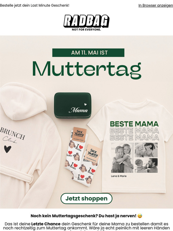 🚨 Letzte Chance für Muttertagsgeschenke