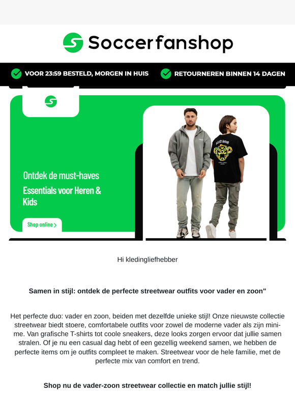 Essentials voor Heren & Kids 😊