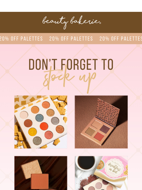 Don't Forget to Stock Up!