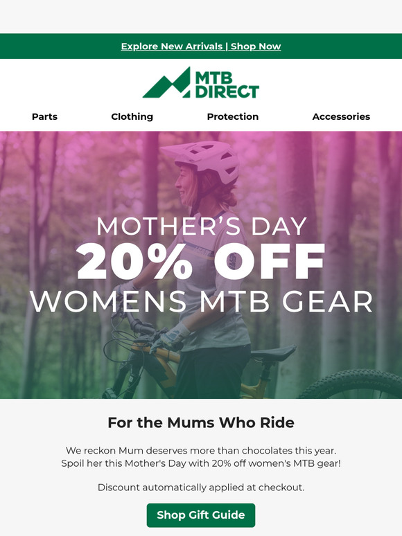 Spoil Mum with 20% Womens MTB Gear! 🩷