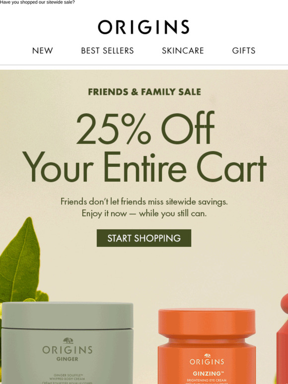 25% Off, Because We’re Friends