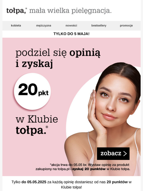 ostatnia szansa na podwojone punkty 🎁 w Klubie tołpa