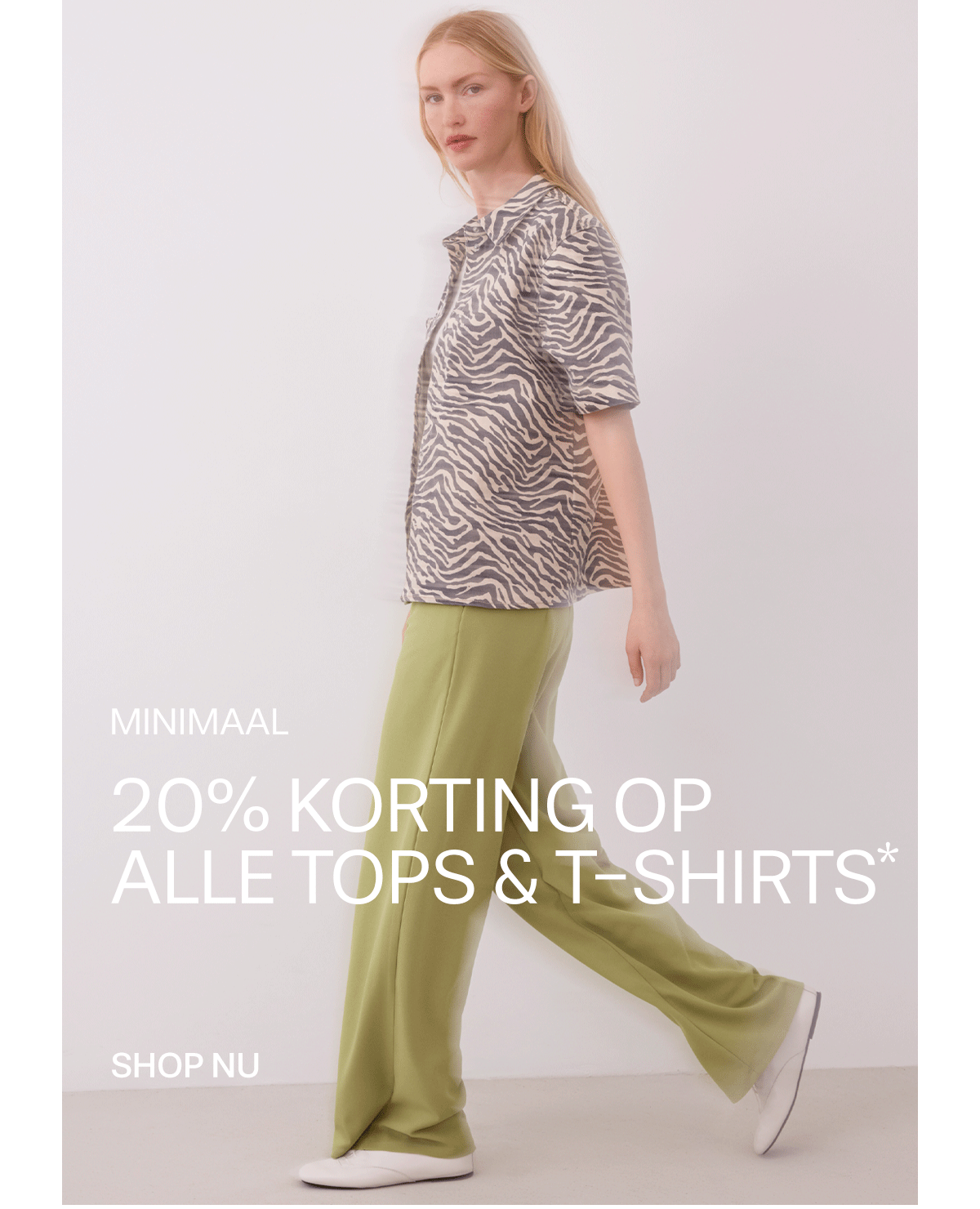 Laatste kans: Minimaal 20% korting op ALLE tops & T-shirts