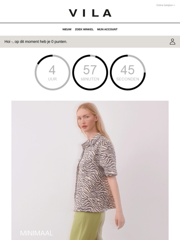 Laatste kans: Minimaal 20% korting op ALLE tops & T-shirts