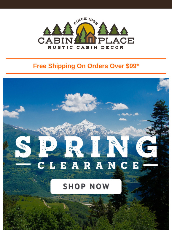 Hurry! Spring Clearance Deals Won't Last!