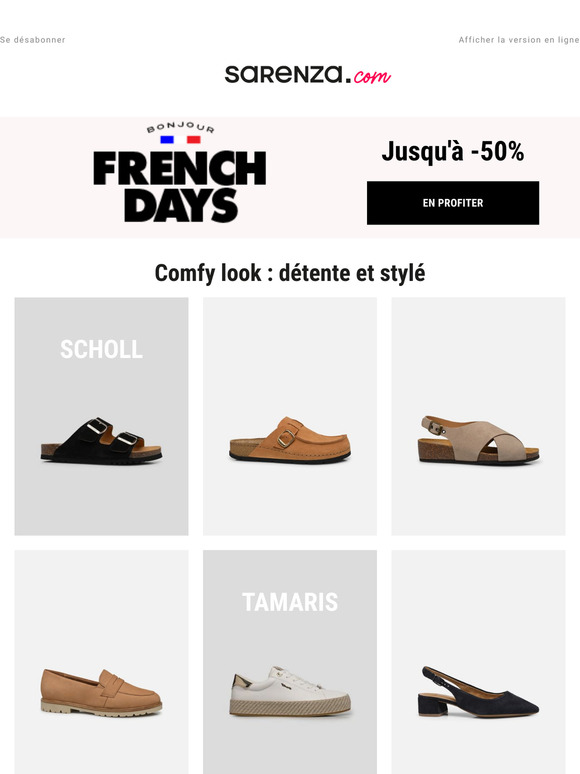 Jusqu'à -50% sur vos essentiels d'été 👡