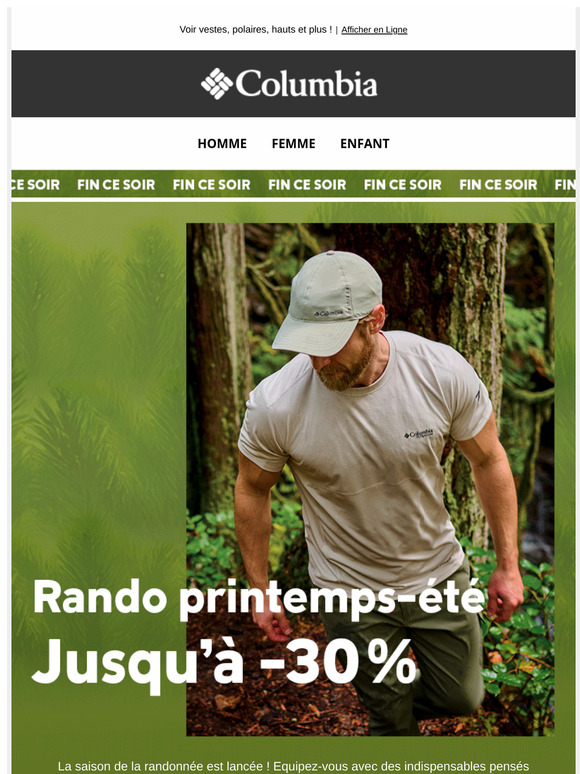 ⏳ Bientôt la fin : jusqu’à -30 % sur l’équipement de rando !