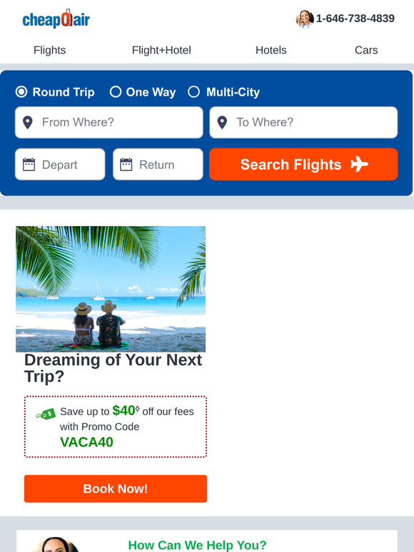 ✈ Major Airlines Deals!