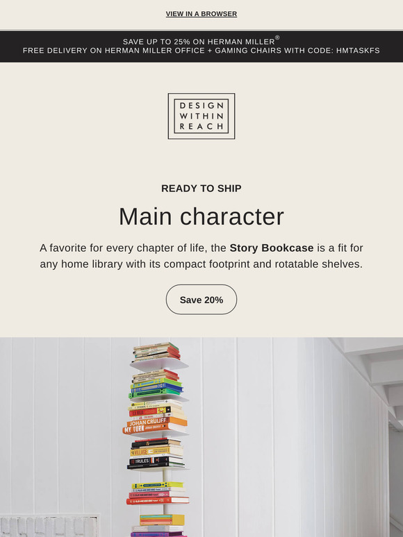 Save 20% on Story Bookcase