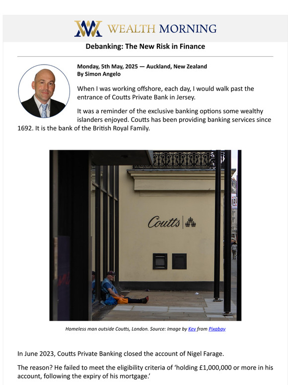 🏦 Debanking: The New Risk in Finance