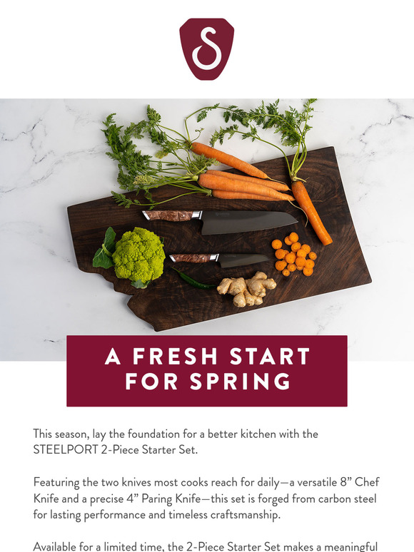 A Spring Special: Save $70 With Our 2-Piece Starter Set