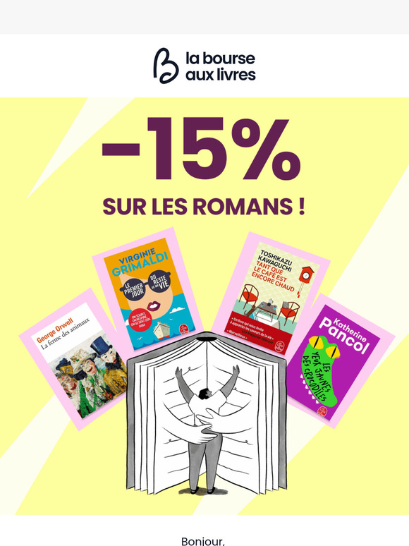 -15% sur les romans 🎁