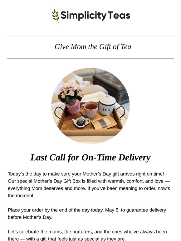Last Call for On-Time Delivery