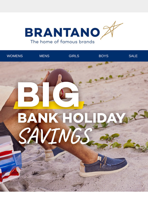 Big Bank Holiday Savings! 💸