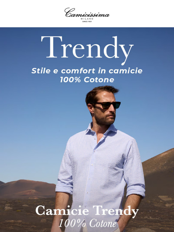 Scopri il comfort delle camicie Trendy in 100% cotone!