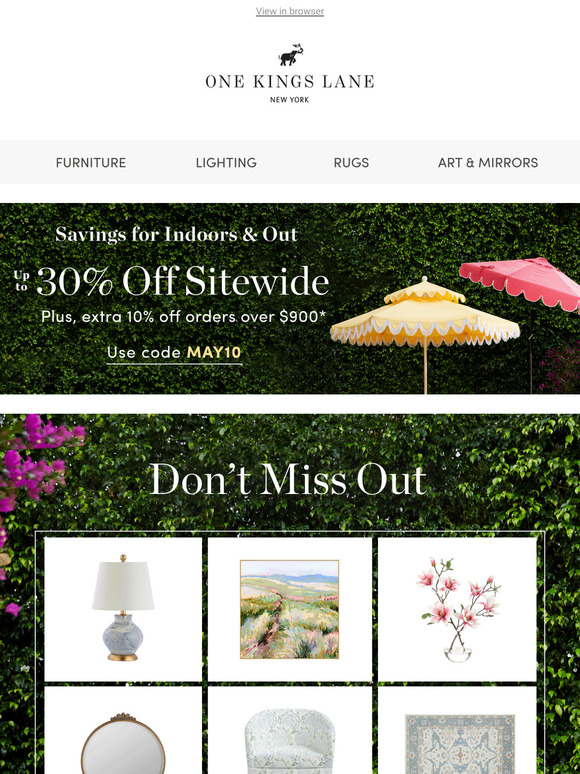 👀 In Case You Missed It: Up to 30% Off Sitewide