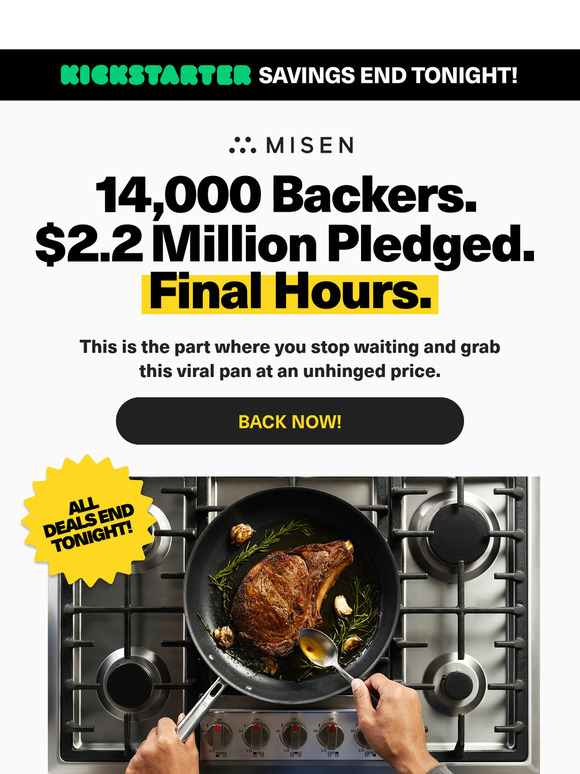 14,000 people can’t be wrong—join them before midnight