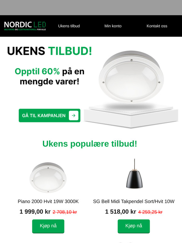 KUN denne uken: SPAR opptil 60%! 🔥