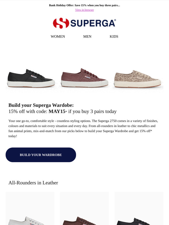 Your 2750 Wardrobe: One comforable fit, countless styling options.
