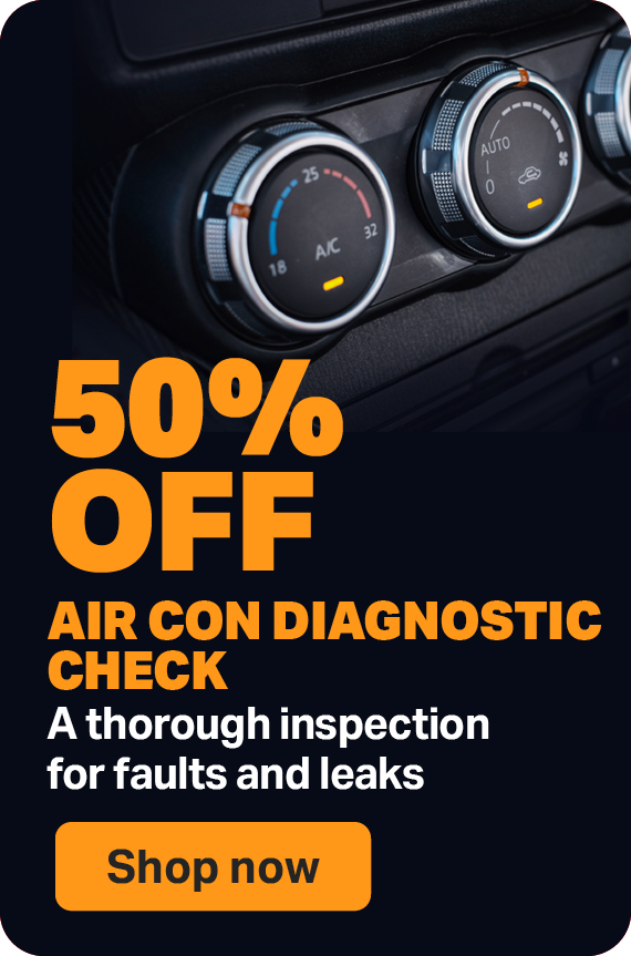 50% OFF AIR CON DIAGNOSTIC CHECK
