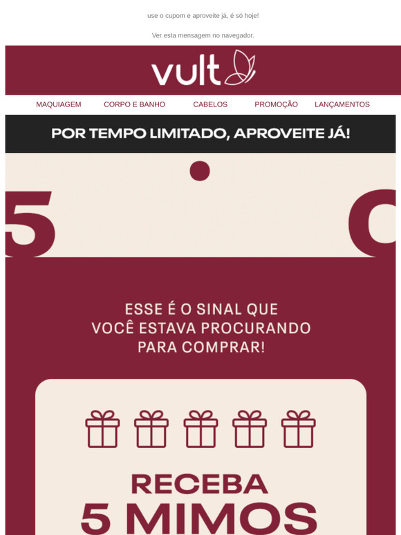 5 mimos no 05.05 de Vult! 💥