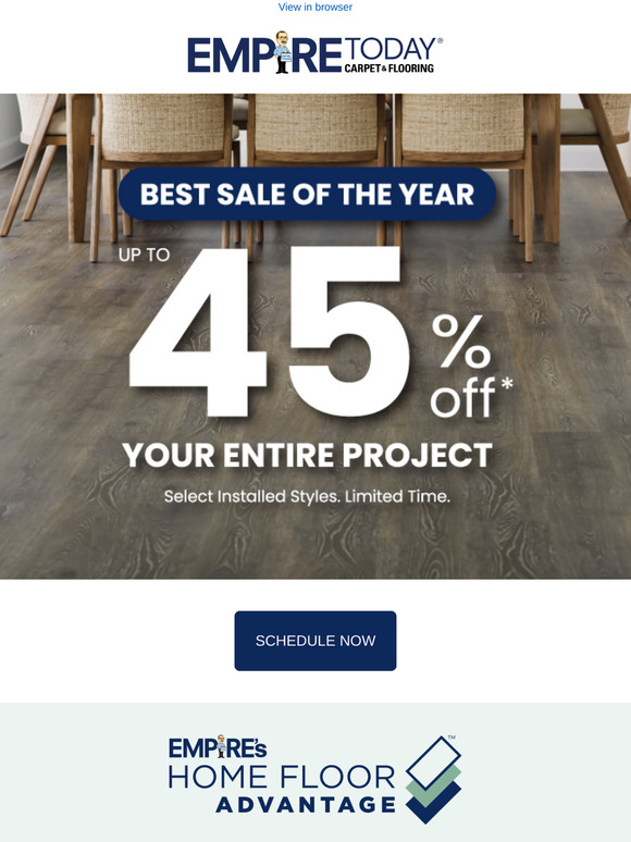 Get up to 45% off during our Best Sale of the Year!