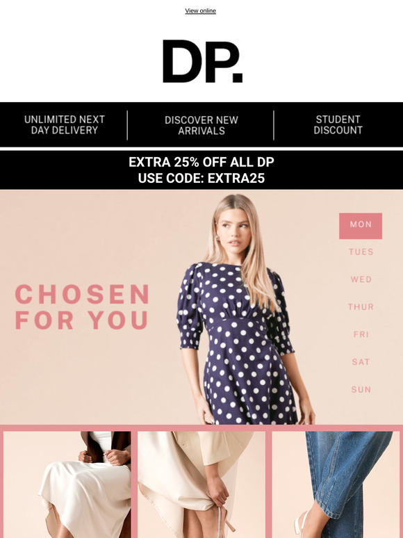 New Staples From DP... Chosen For You.
