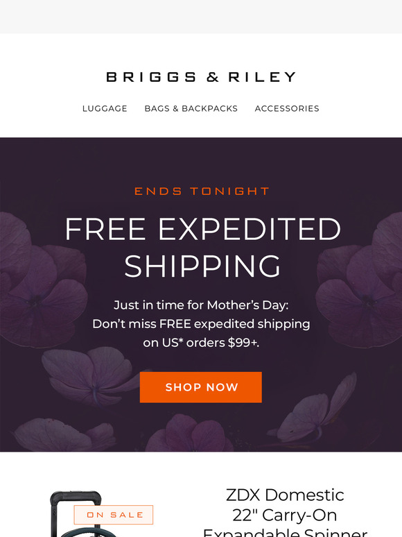 Last Chance For FREE Expedited Shipping