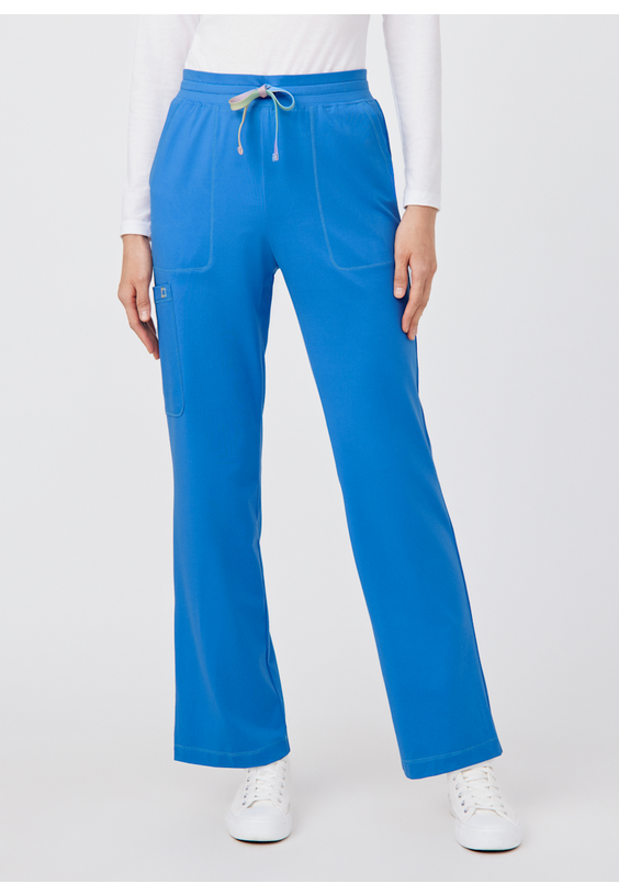 Beyond Cozy Zen 5-Pocket Straight Leg Cargo Scrub Pant