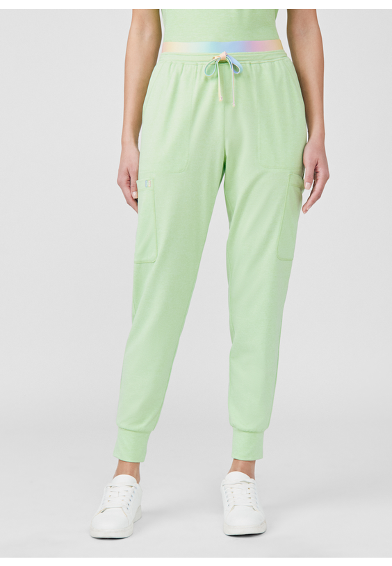 Beyond Cozy Breezy 7-Pocket Double Waist Cargo Jogger