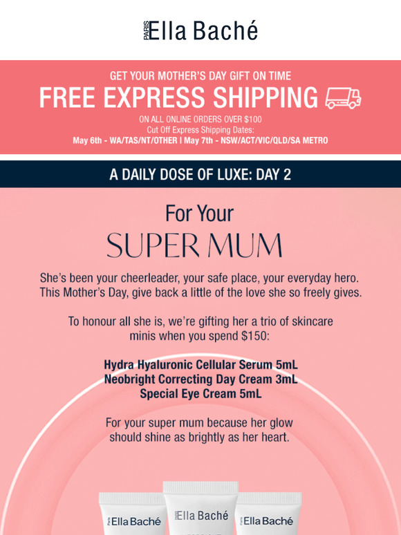 Super Mum, you've won BONUS Mini Trio